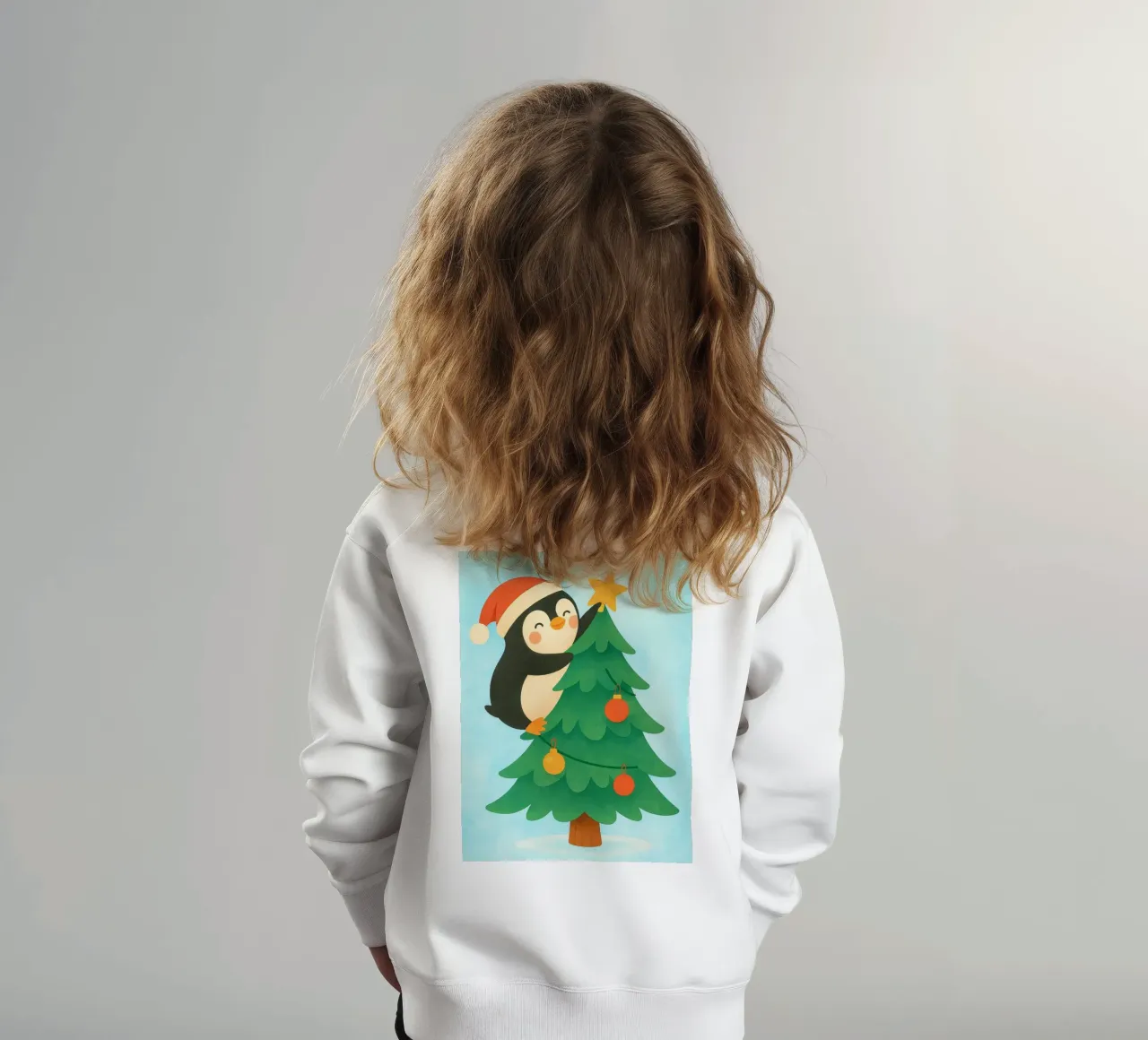 pinguino di Natale felpa bambino da SADELA