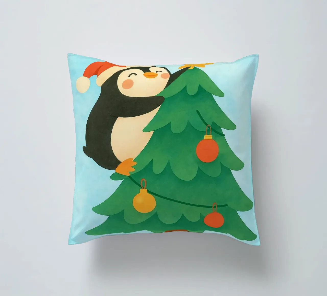 pinguino di Natale cuscino da SADELA