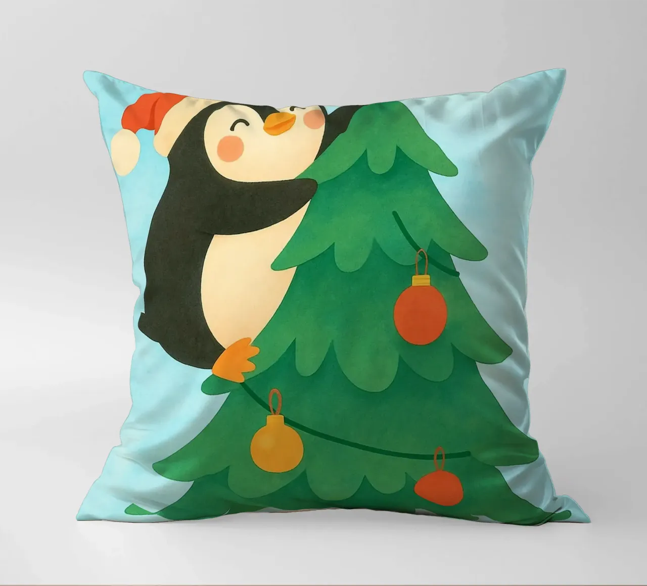 pinguino di Natale cuscino da SADELA