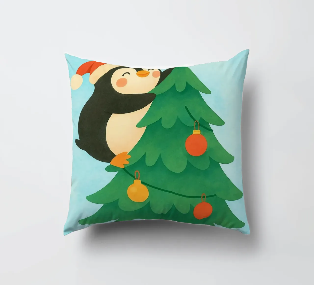 pinguino di Natale cuscino da SADELA