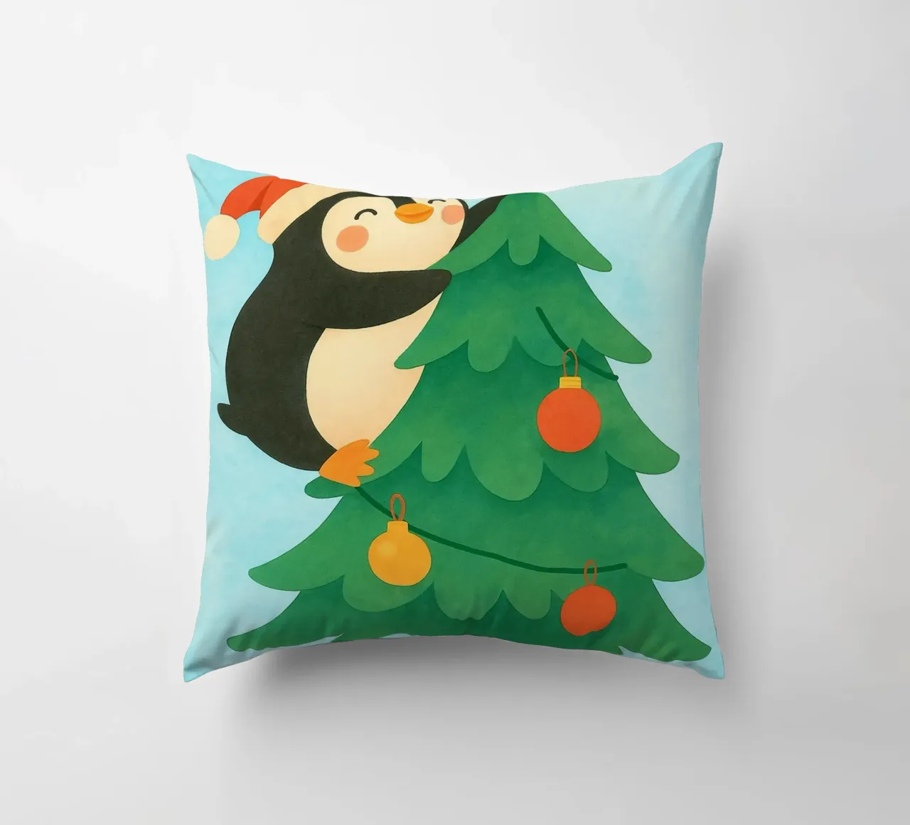 pinguino di Natale cuscino da SADELA