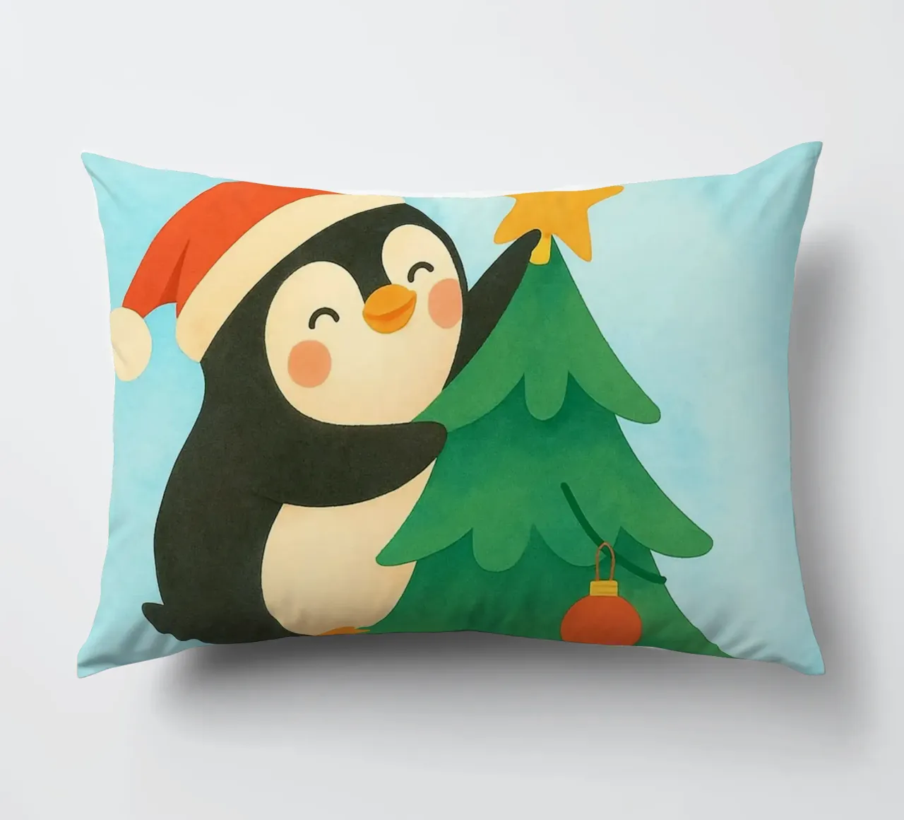 pinguino di Natale cuscino da SADELA