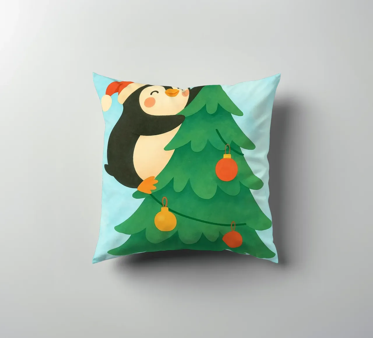 pinguino di Natale cuscino da SADELA