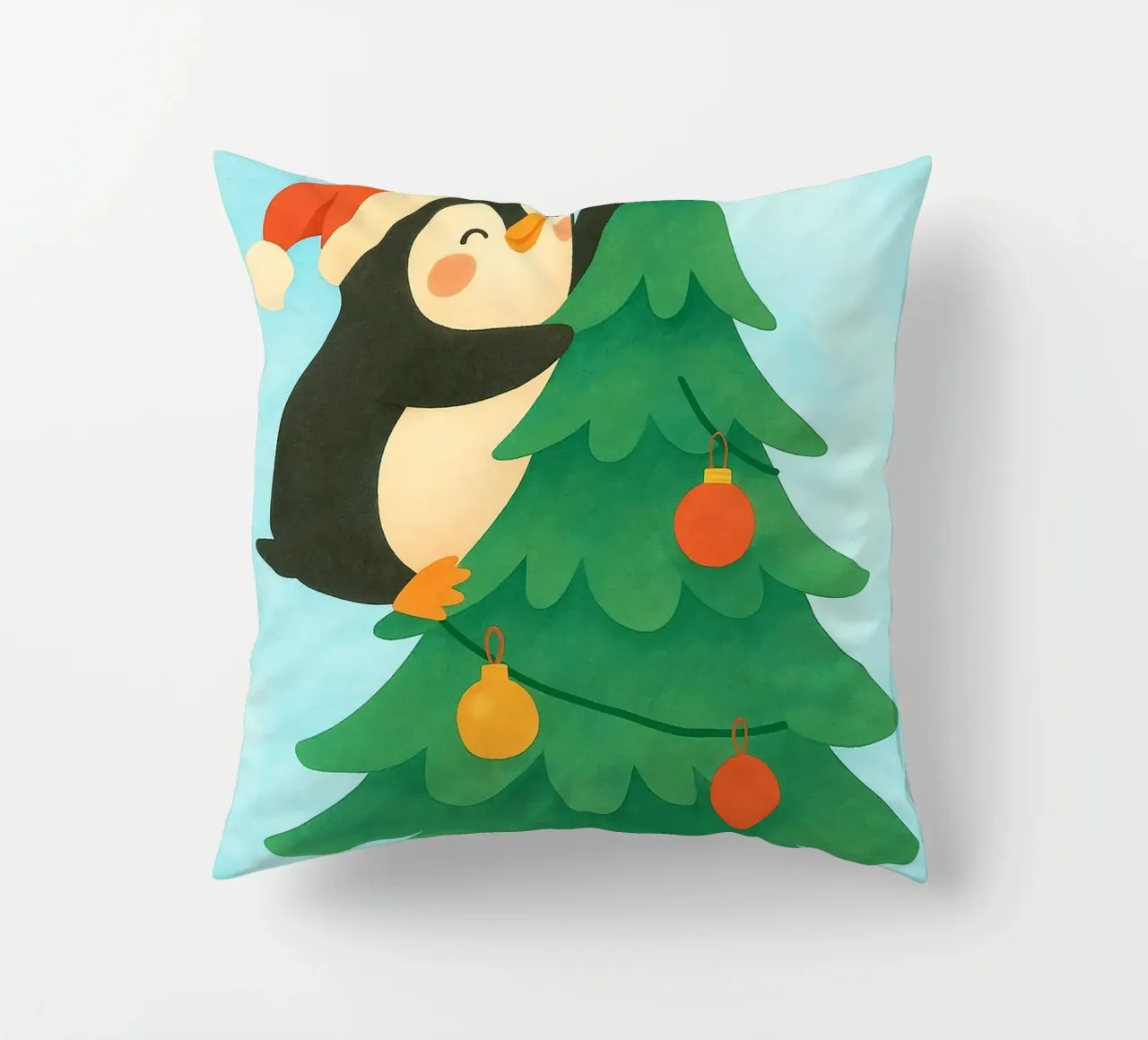 pinguino di Natale cuscino da SADELA