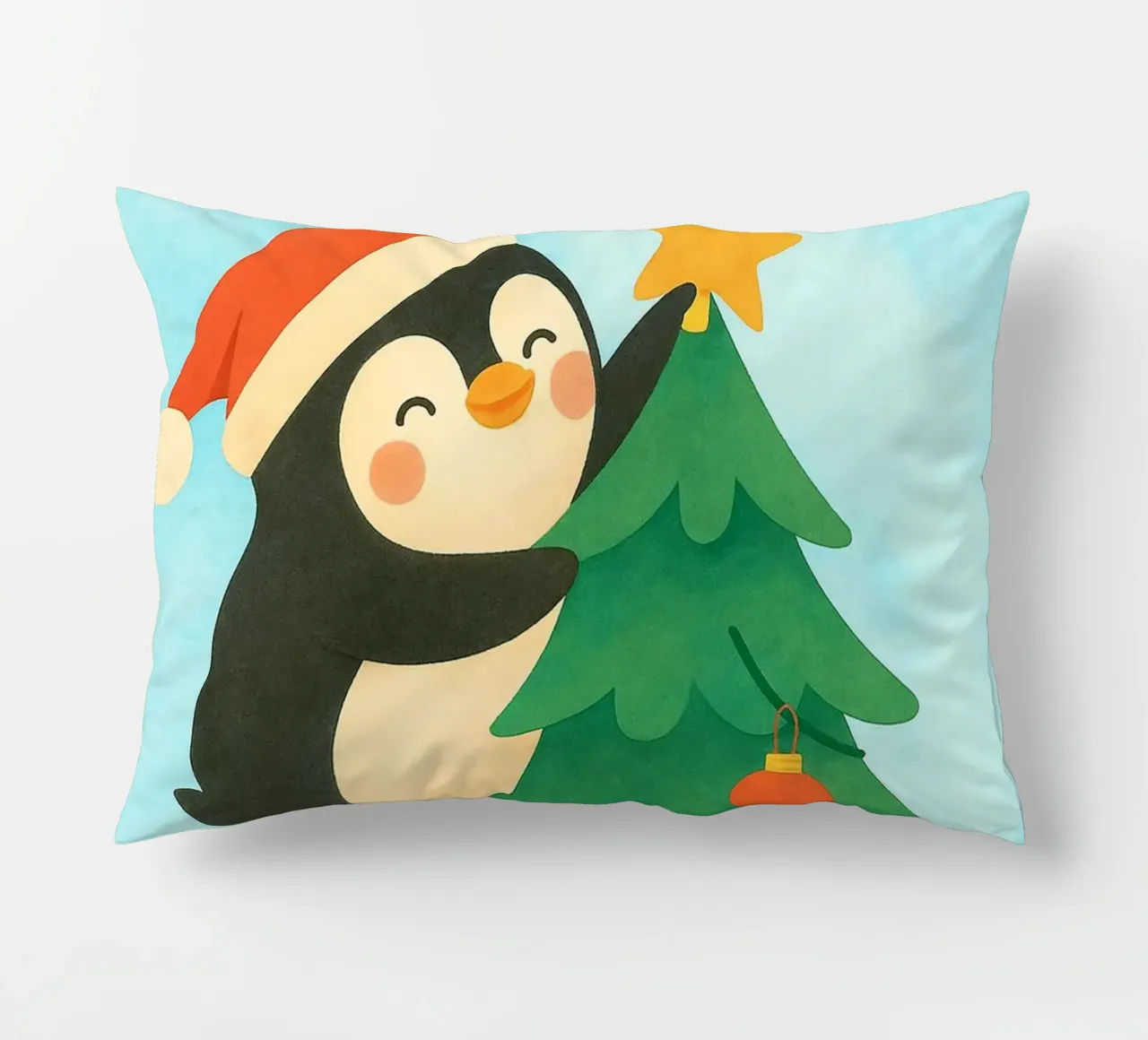 pinguino di Natale cuscino da SADELA