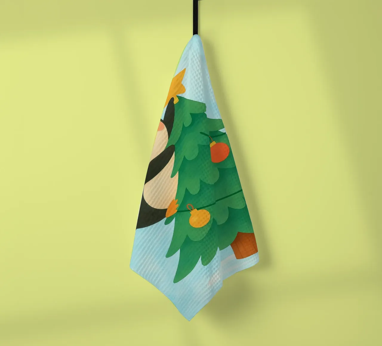 pinguino di Natale canovaccio da cucina da SADELA