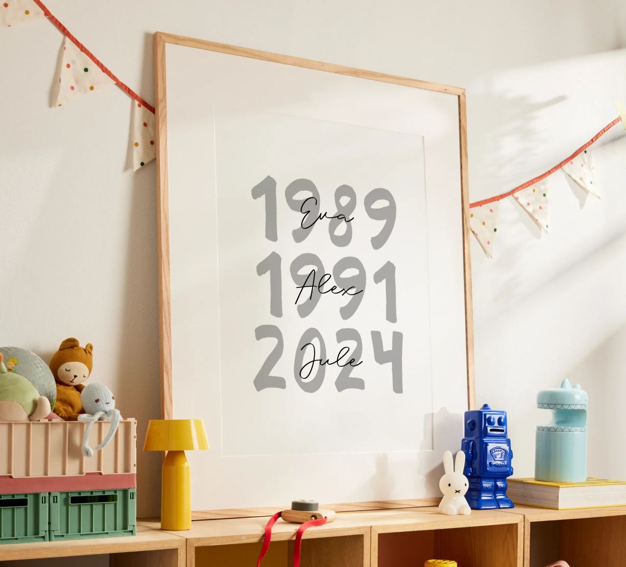 Personalisiertes Familienmotiv poster de NORDLICHT DESIGNS