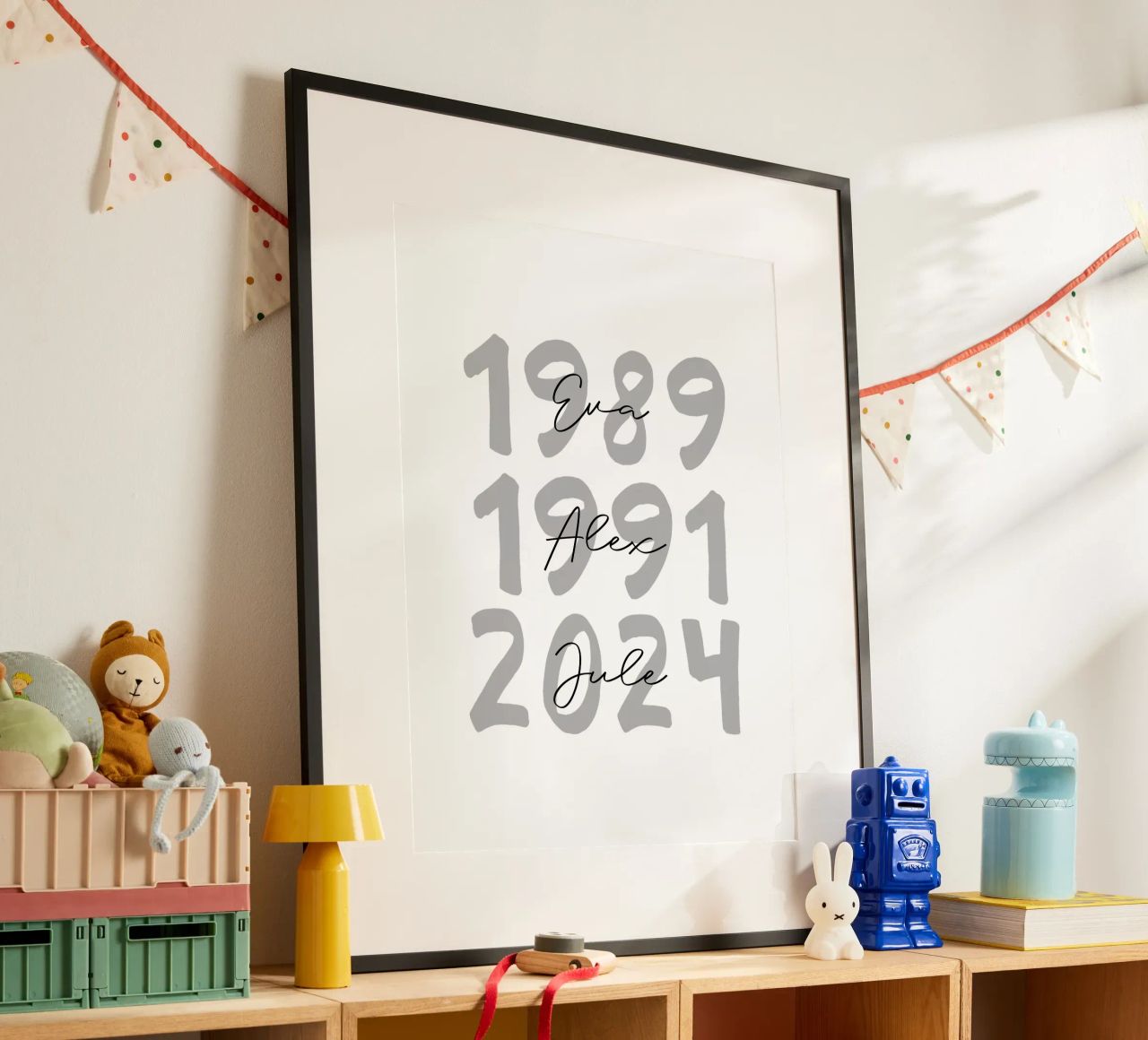 Personalisiertes Familienmotiv poster de NORDLICHT DESIGNS