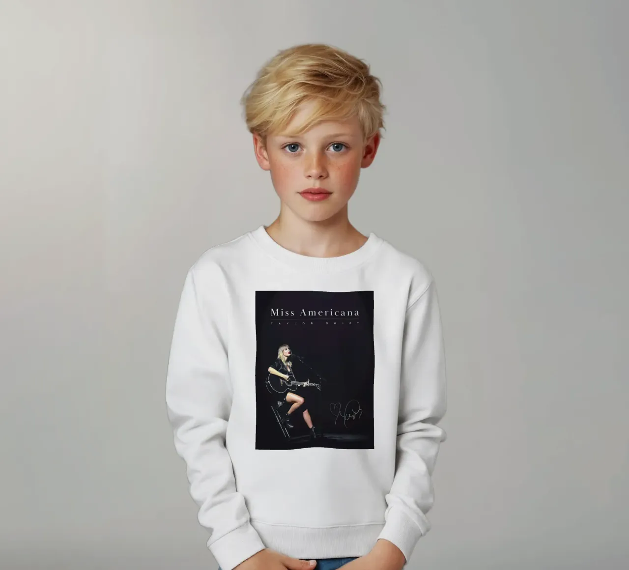 Poster con stampa pastello di Taylor Swift felpa bambino da dfgtfdt