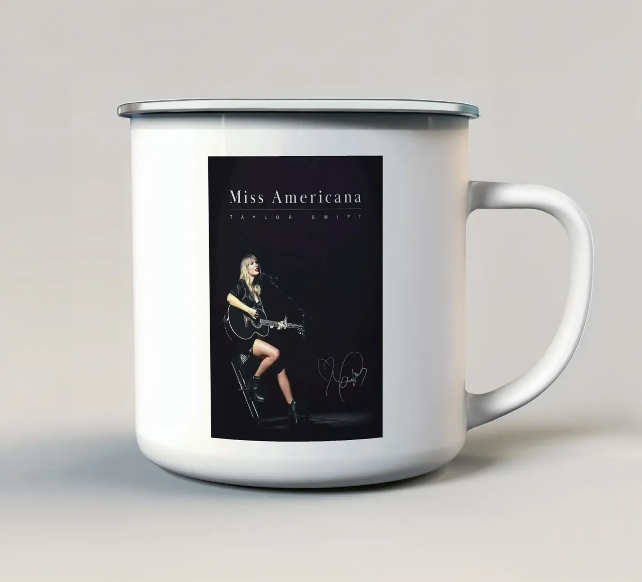 Pastel Taylor Swift Print Poster emaille mok van dfgtfdt