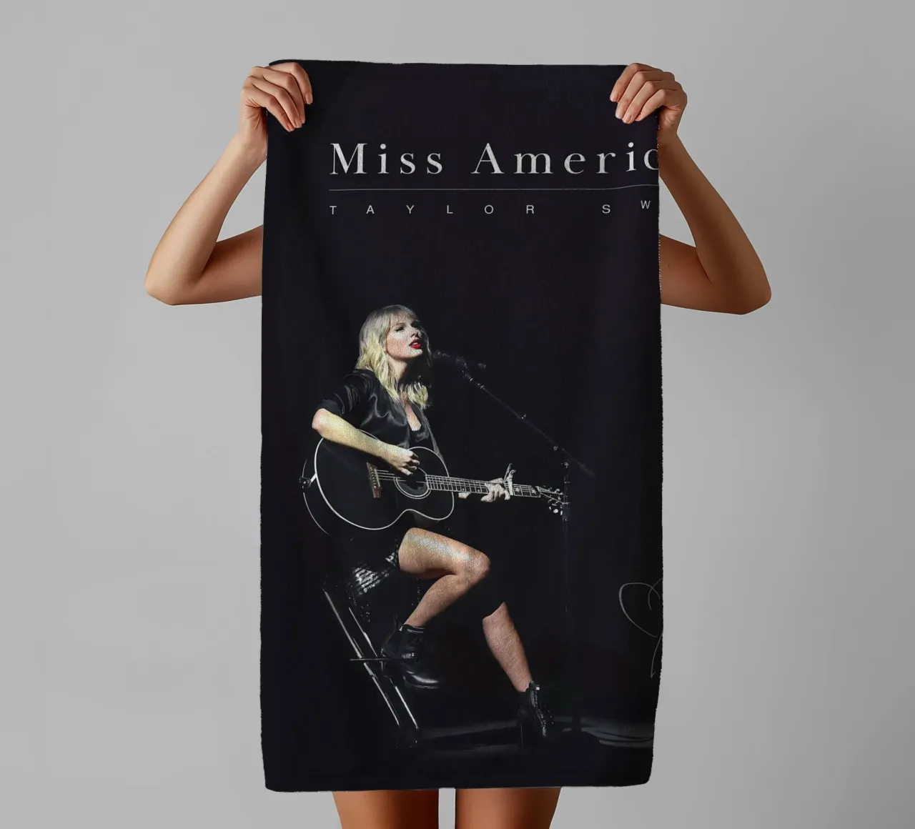Pastel Taylor Swift Print Poster badhanddoek van dfgtfdt