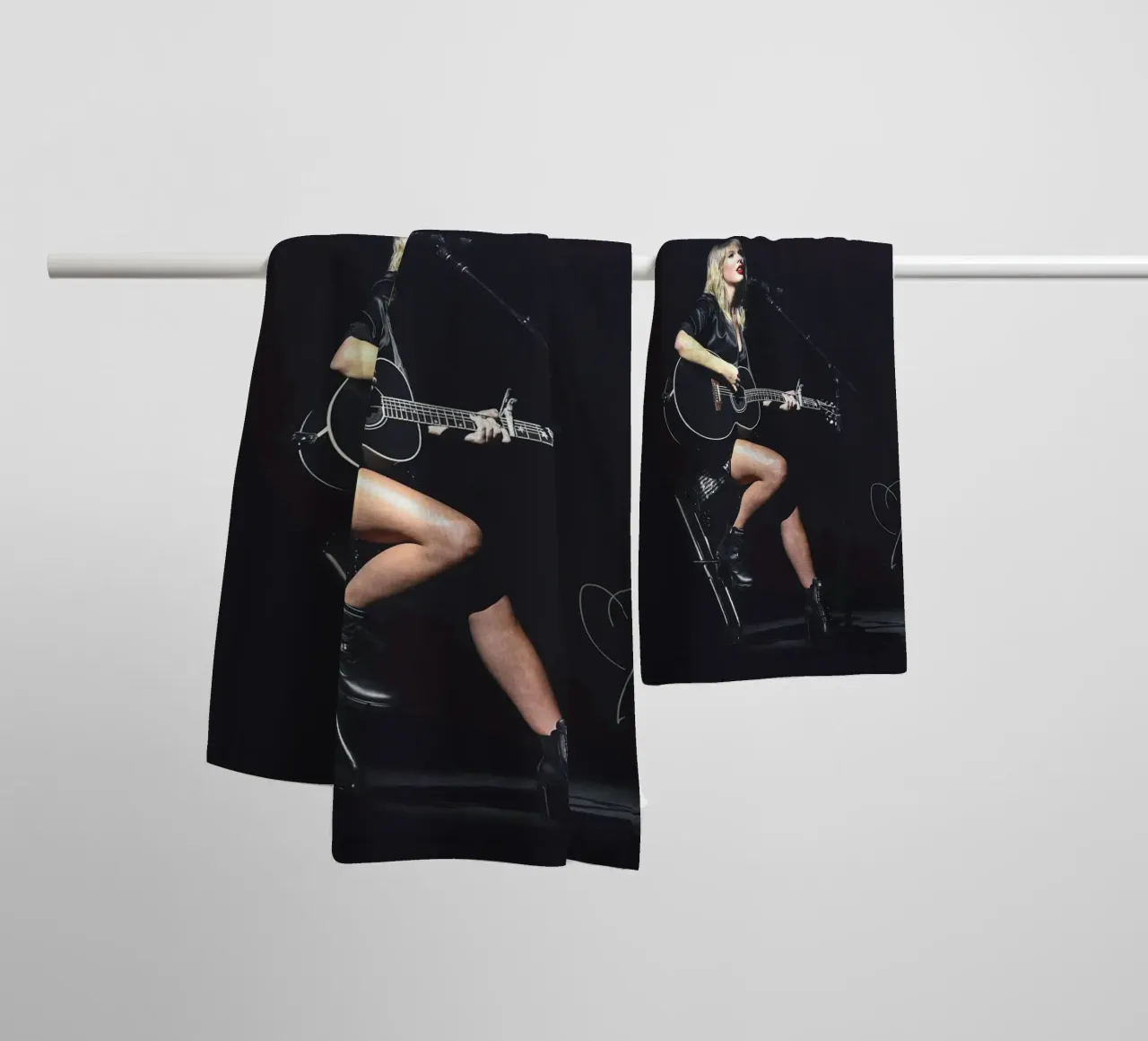 Pastel Taylor Swift Print Poster badhanddoek van dfgtfdt
