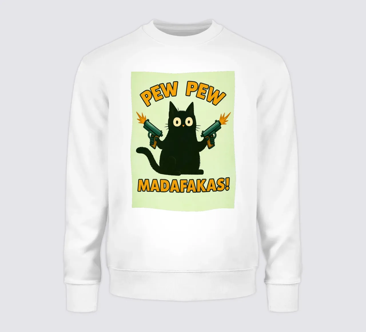 gatto pew pew madafakas felpa da SADELA