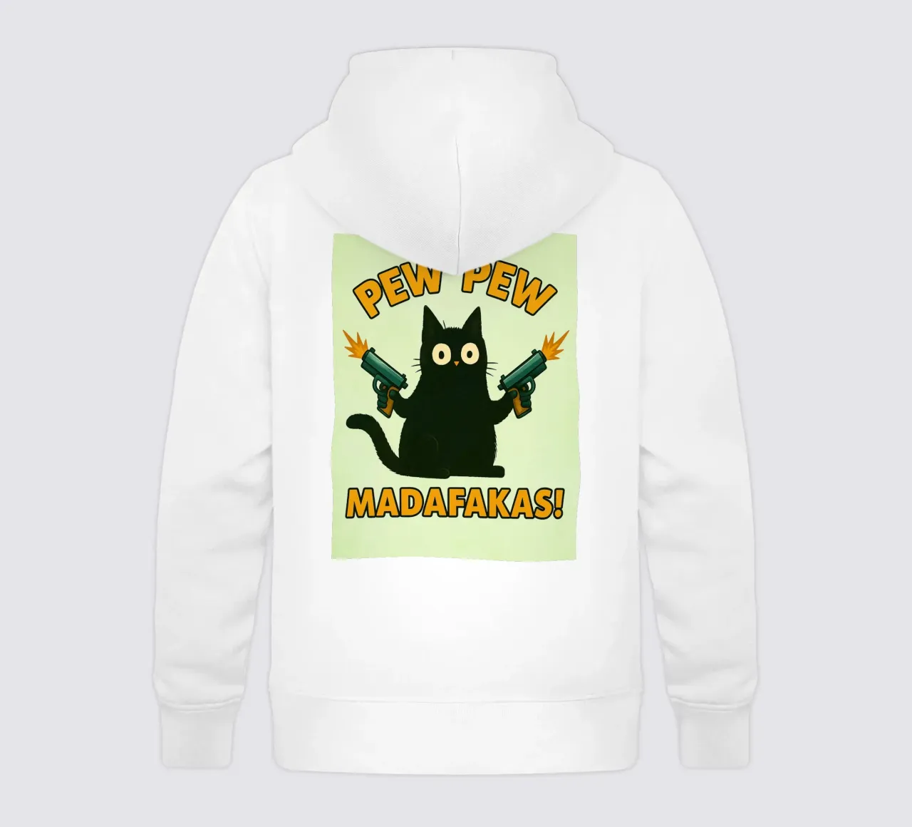 gatto pew pew madafakas felpa bambino con cappuccio da SADELA