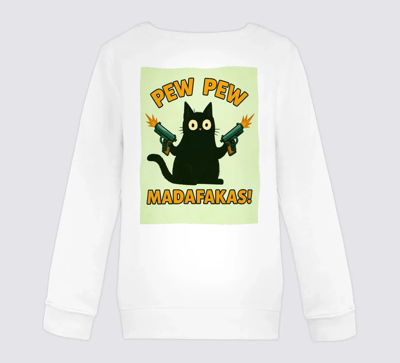 gatto pew pew madafakas felpa bambino da SADELA