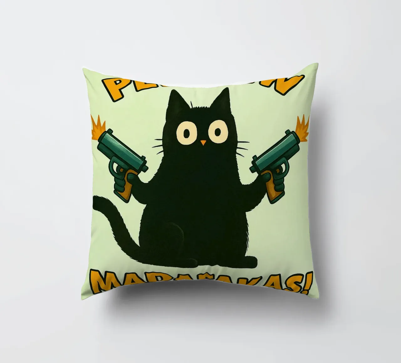 gatto pew pew madafakas cuscino da SADELA