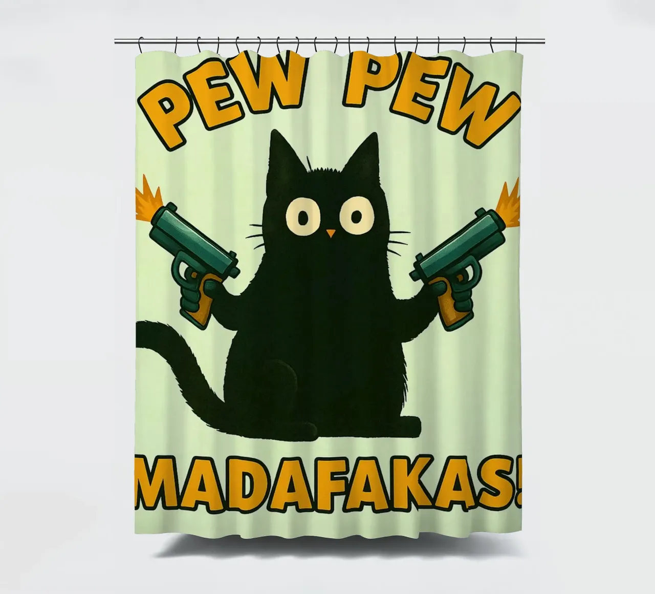 gatto pew pew madafakas tenda da doccia da SADELA
