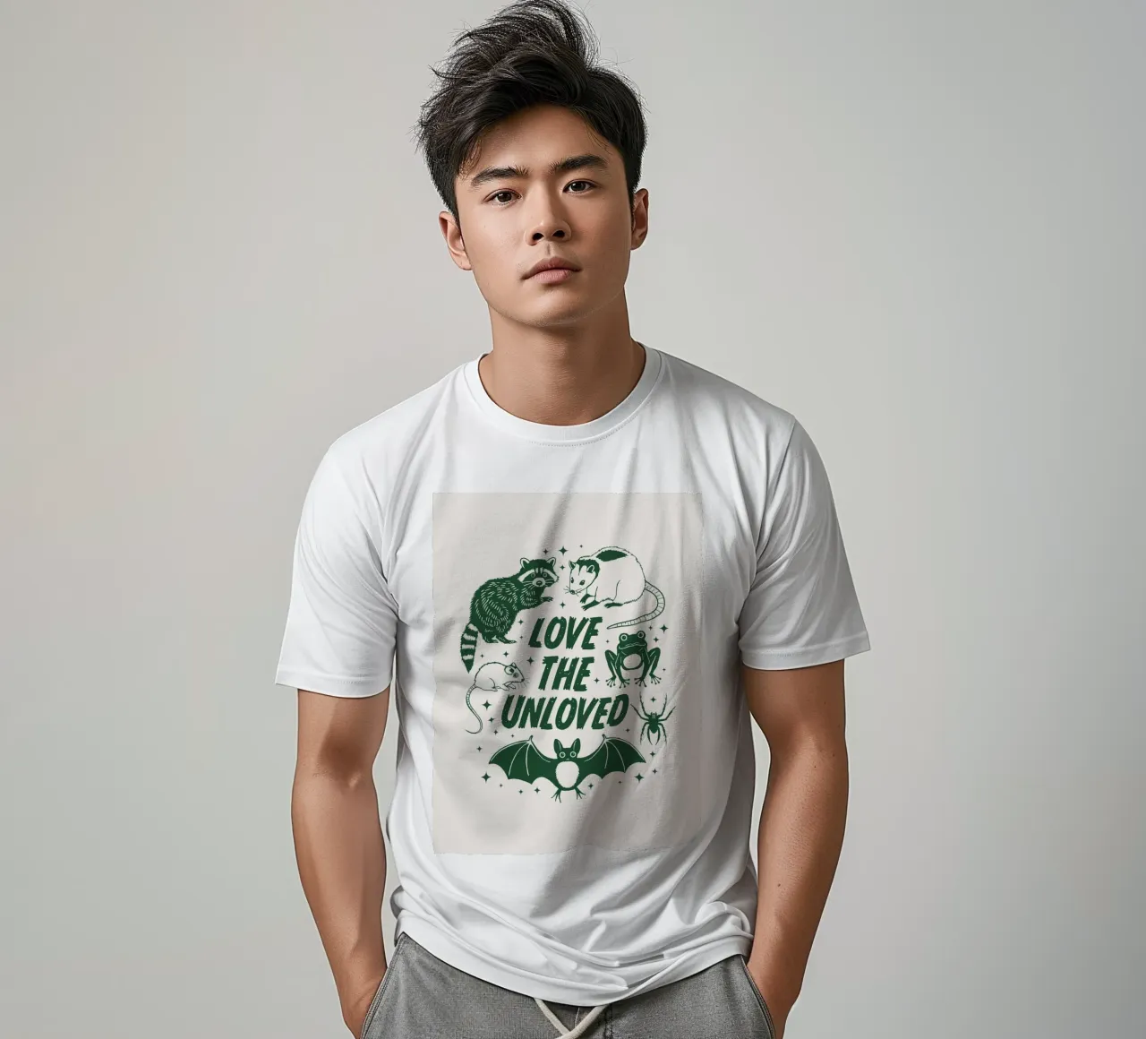 Amare chi non è amato t-shirt da Eco Rebel Creative
