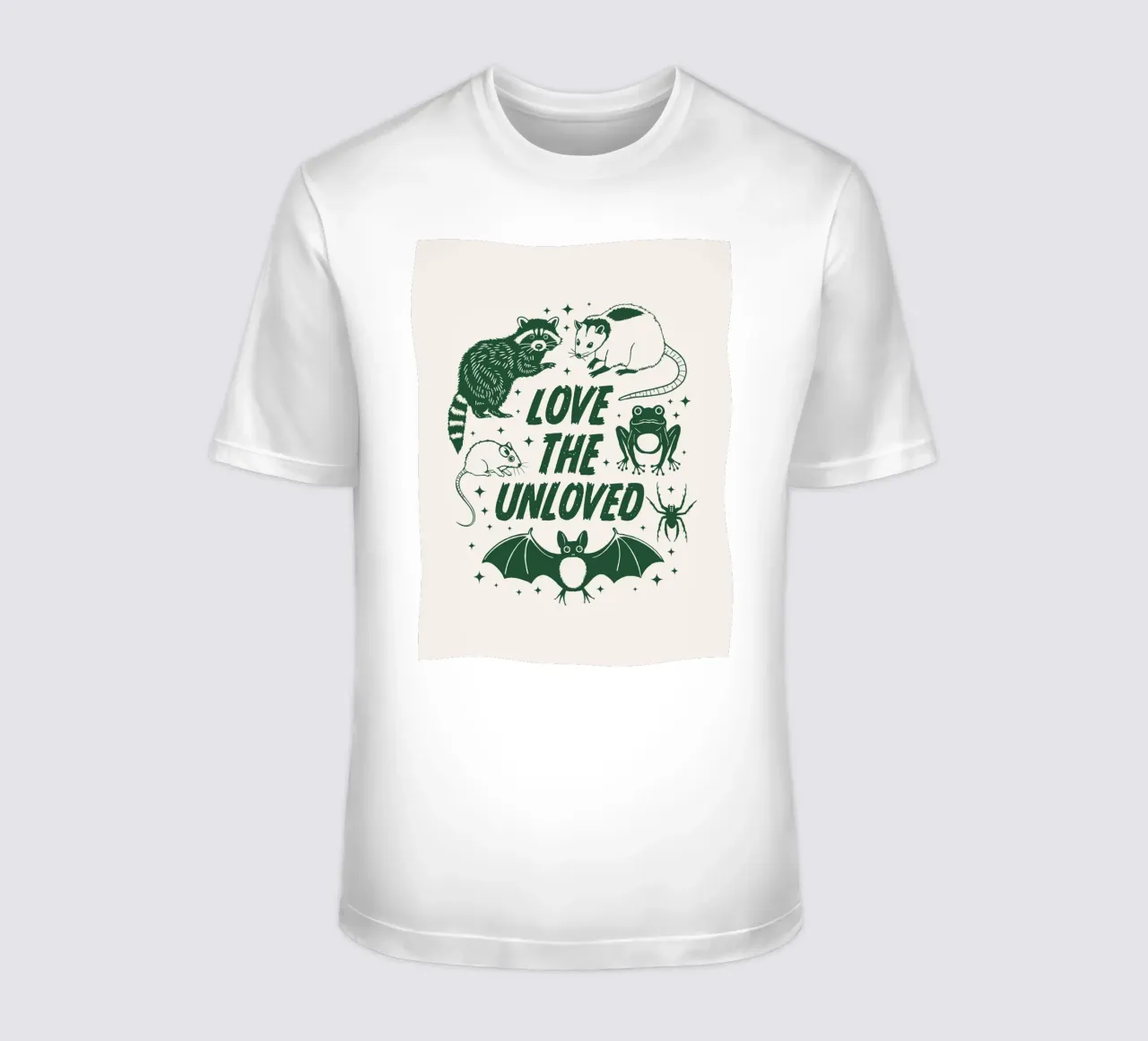 Amare chi non è amato t-shirt da Eco Rebel Creative