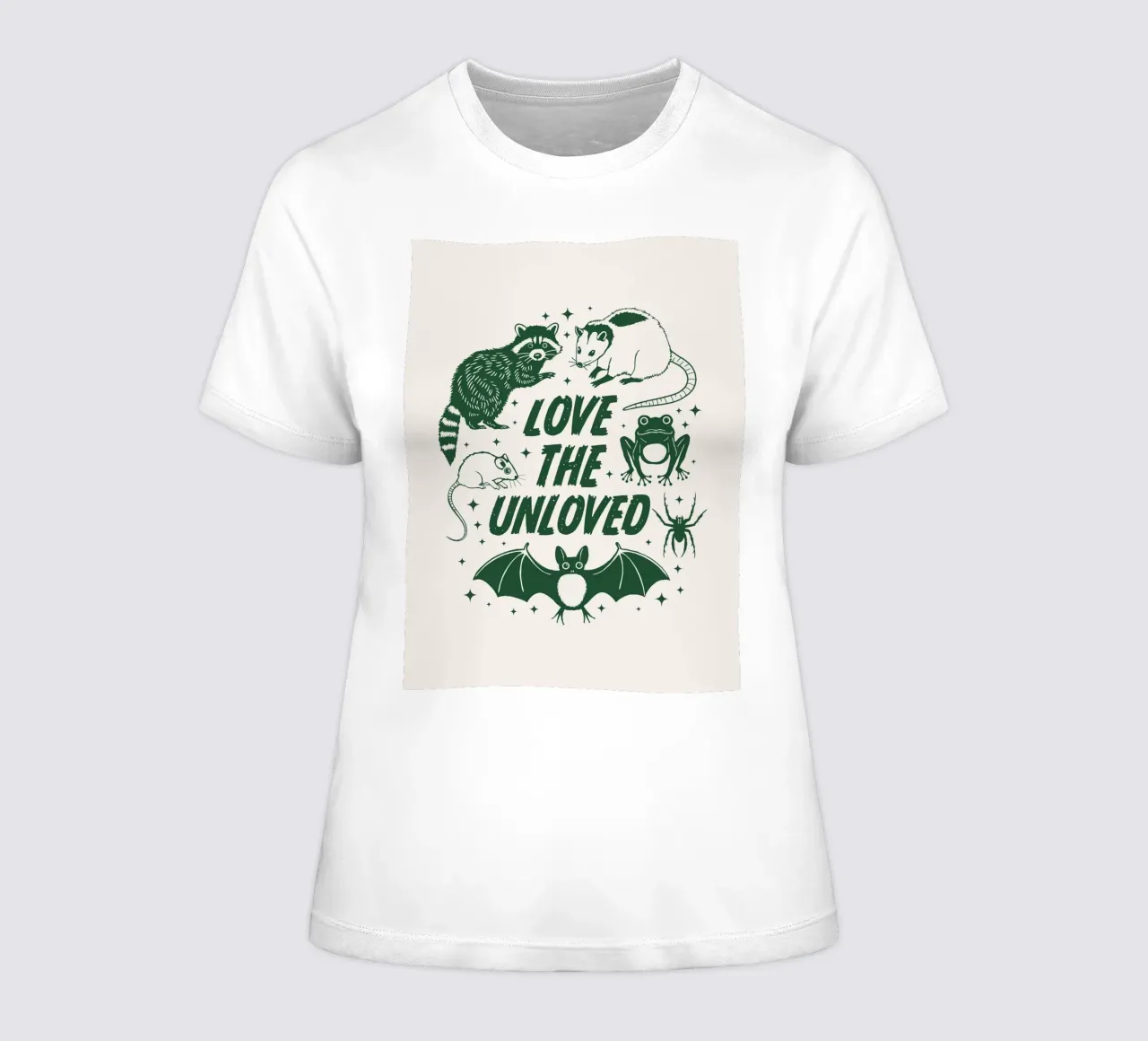Amare chi non è amato t-shirt da donna da Eco Rebel Creative