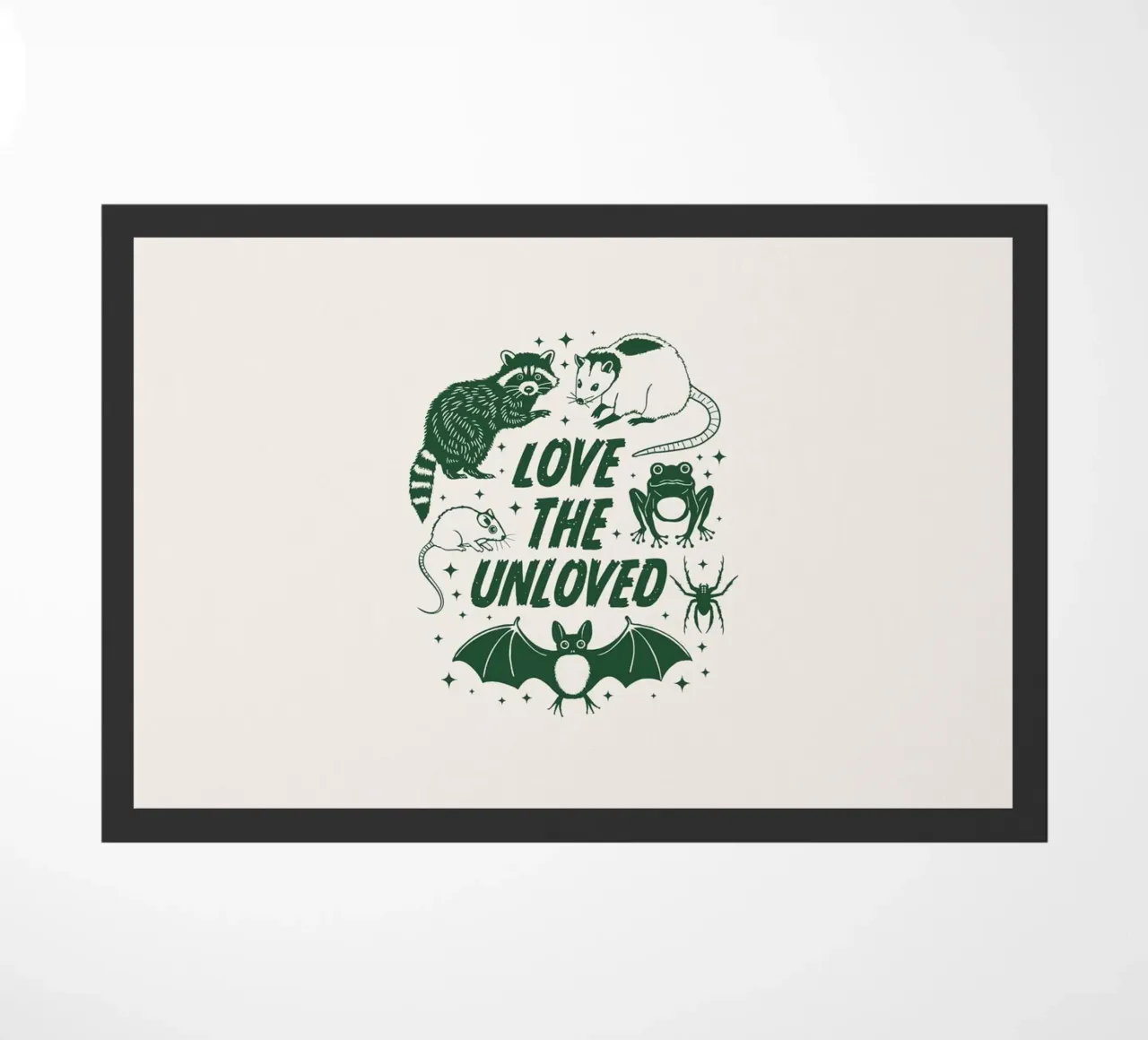 Amare chi non è amato zerbino da Eco Rebel Creative