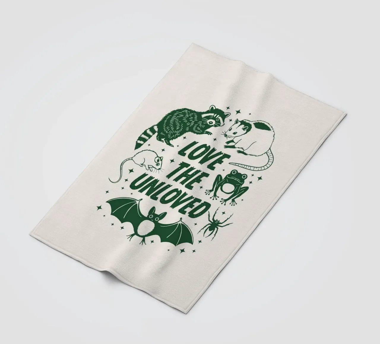 Amare chi non è amato coperta in pile da Eco Rebel Creative