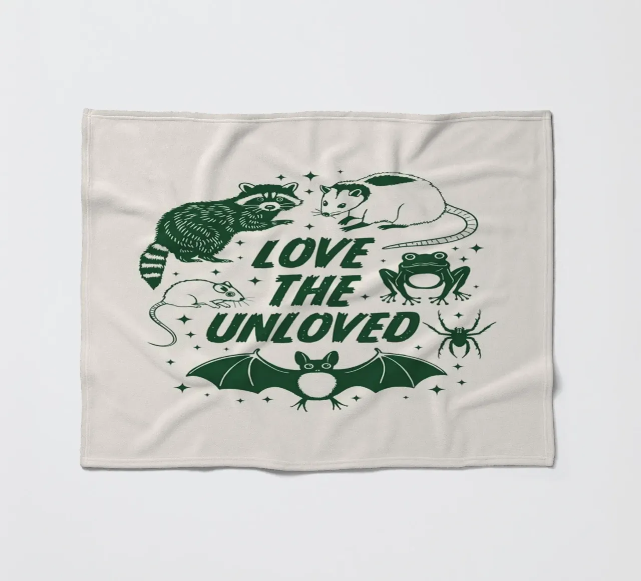 Amare chi non è amato coperta in pile da Eco Rebel Creative