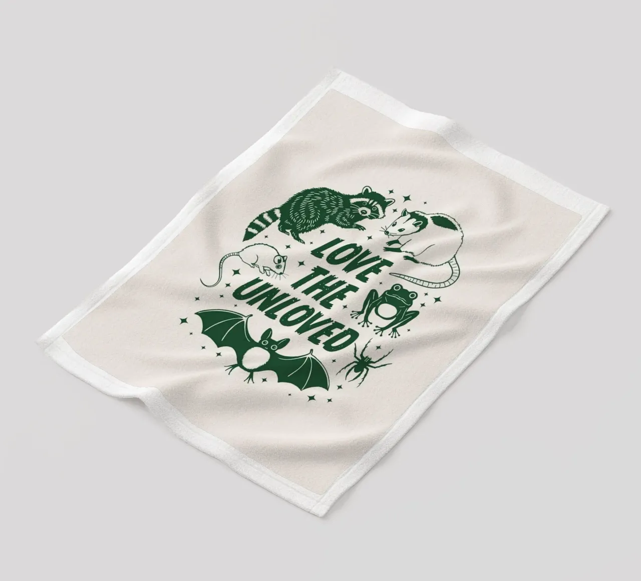 Amare chi non è amato coperta in pile da Eco Rebel Creative