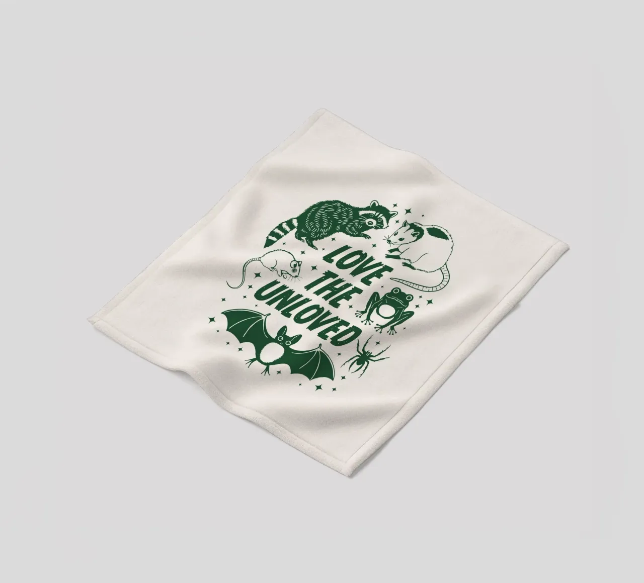 Amare chi non è amato coperta in pile da Eco Rebel Creative