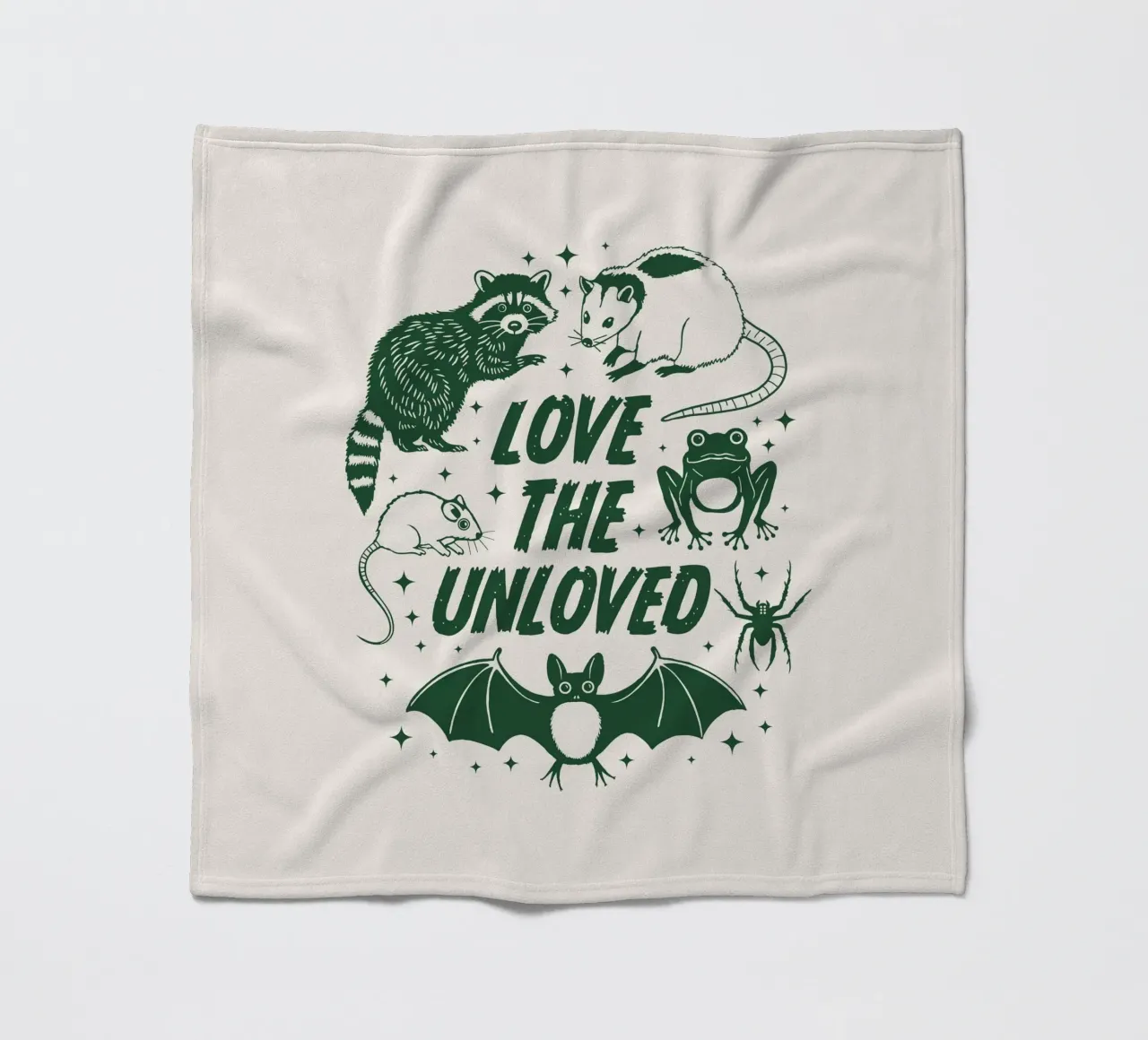 Amare chi non è amato coperta in pile da Eco Rebel Creative