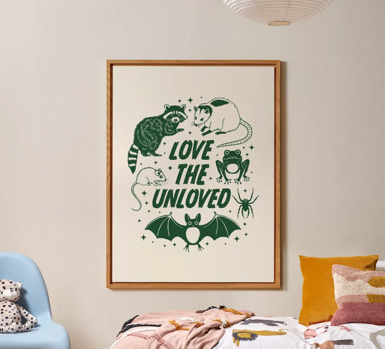 Liebe die Ungeliebten Alu-Dibond von Eco Rebel Creative