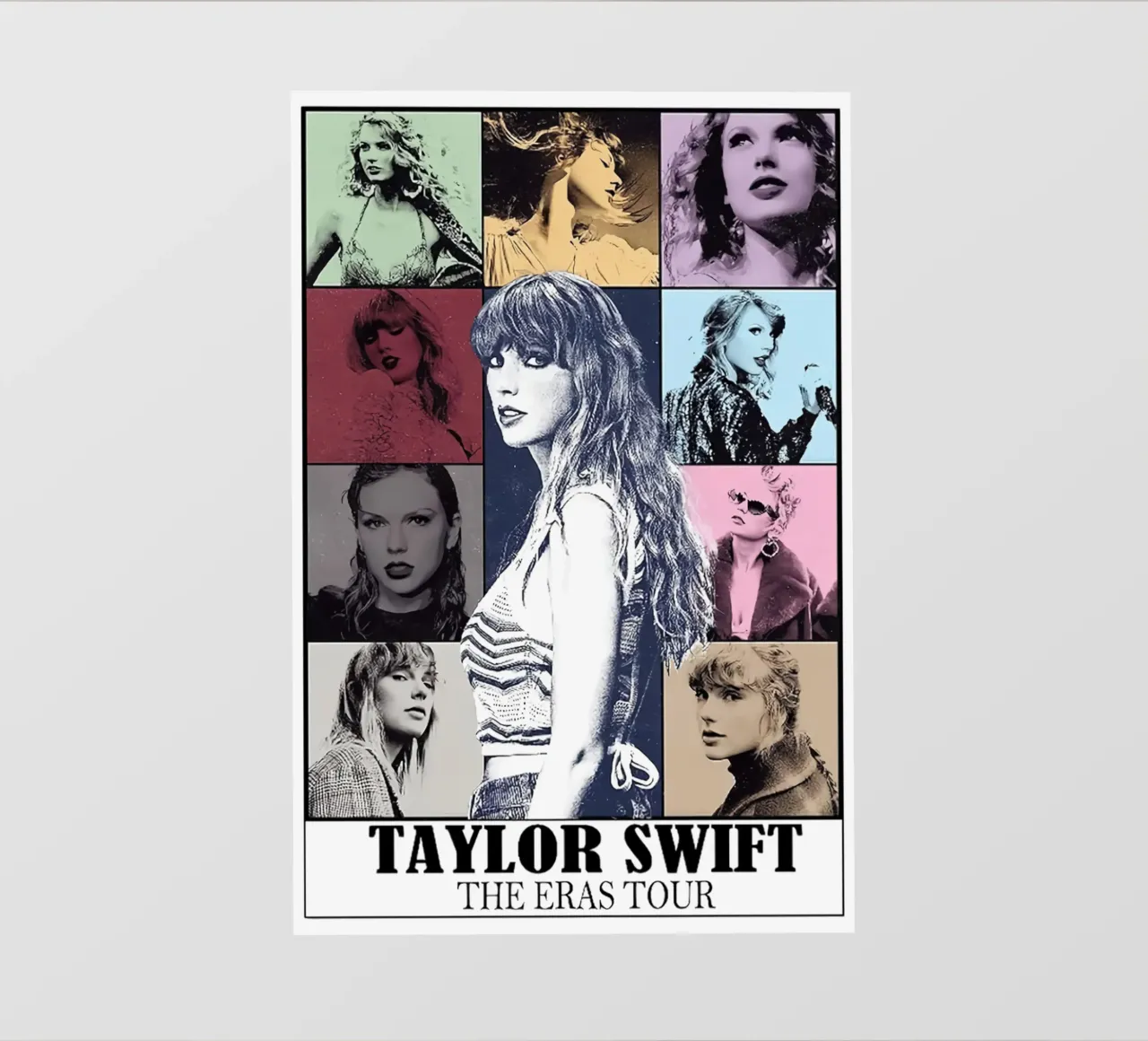 Póster The Eras Tour Vibes lámina retroiluminada de dfgtfdt