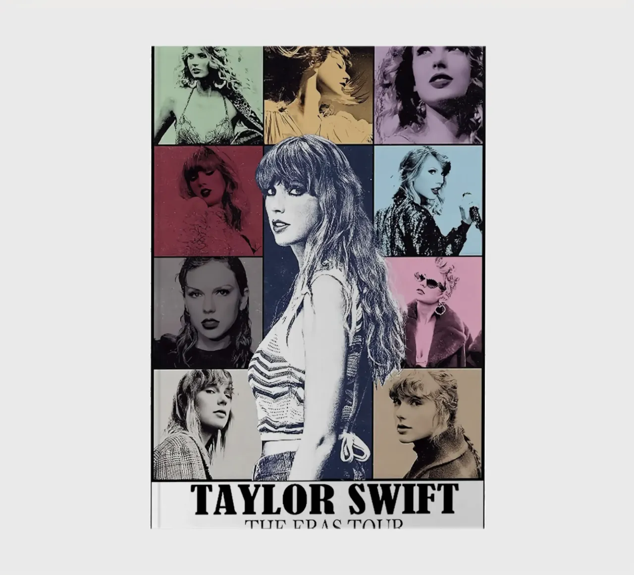 The Eras Tour Vibes Poster notebook by dfgtfdt