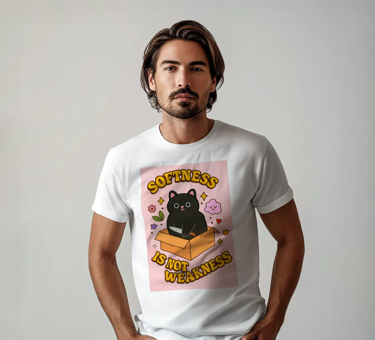 La morbidezza non è debolezza t-shirt da SADELA