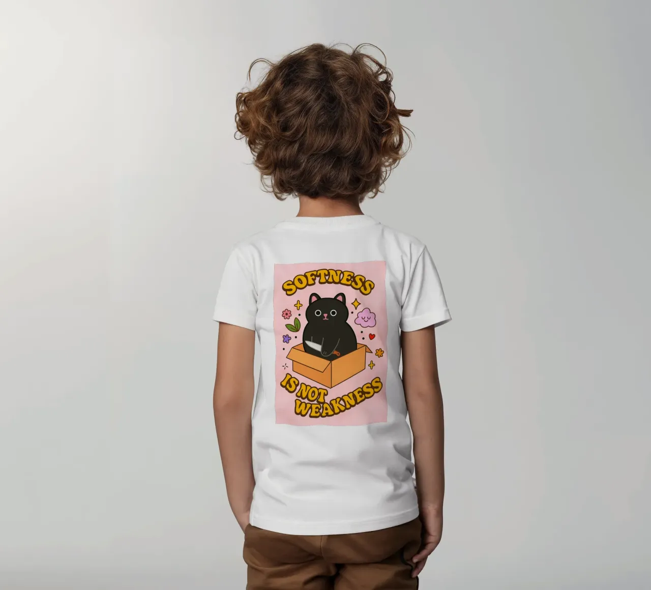 La morbidezza non è debolezza t-shirt bambini da SADELA
