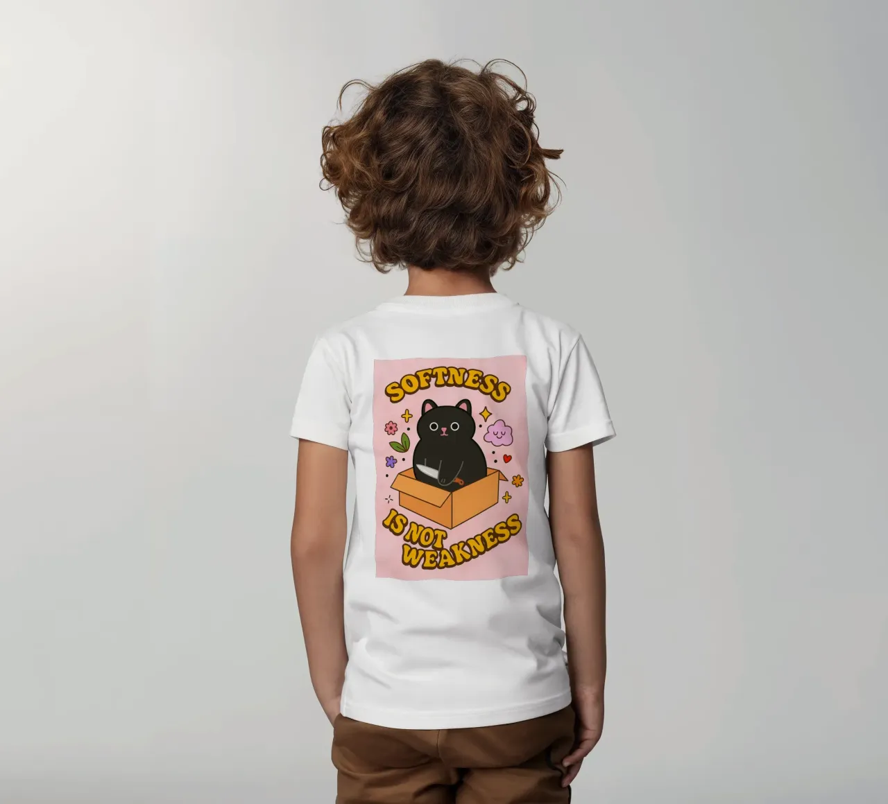 La morbidezza non è debolezza t-shirt bambini da SADELA