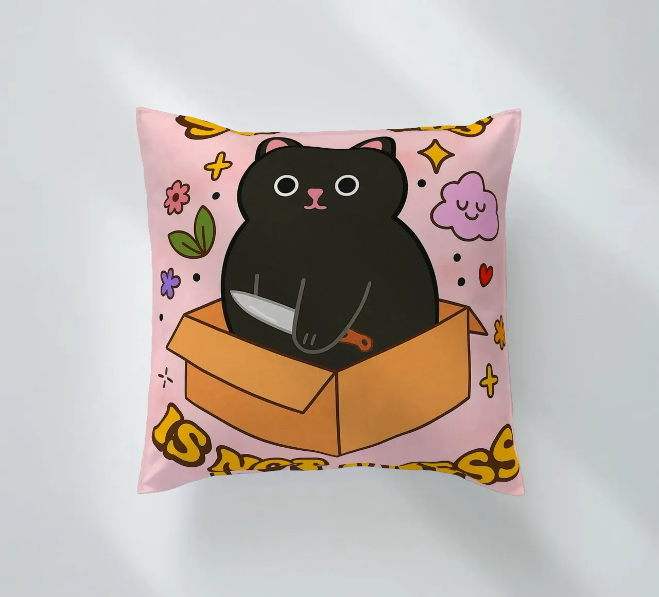 softness is not weakness decorative cushion by SADELA