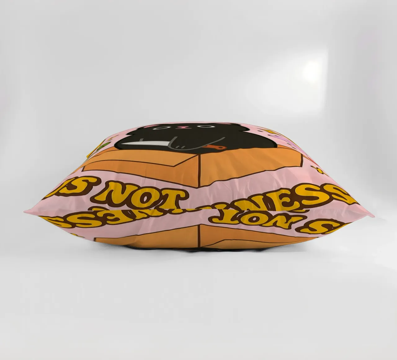 softness is not weakness decorative cushion by SADELA