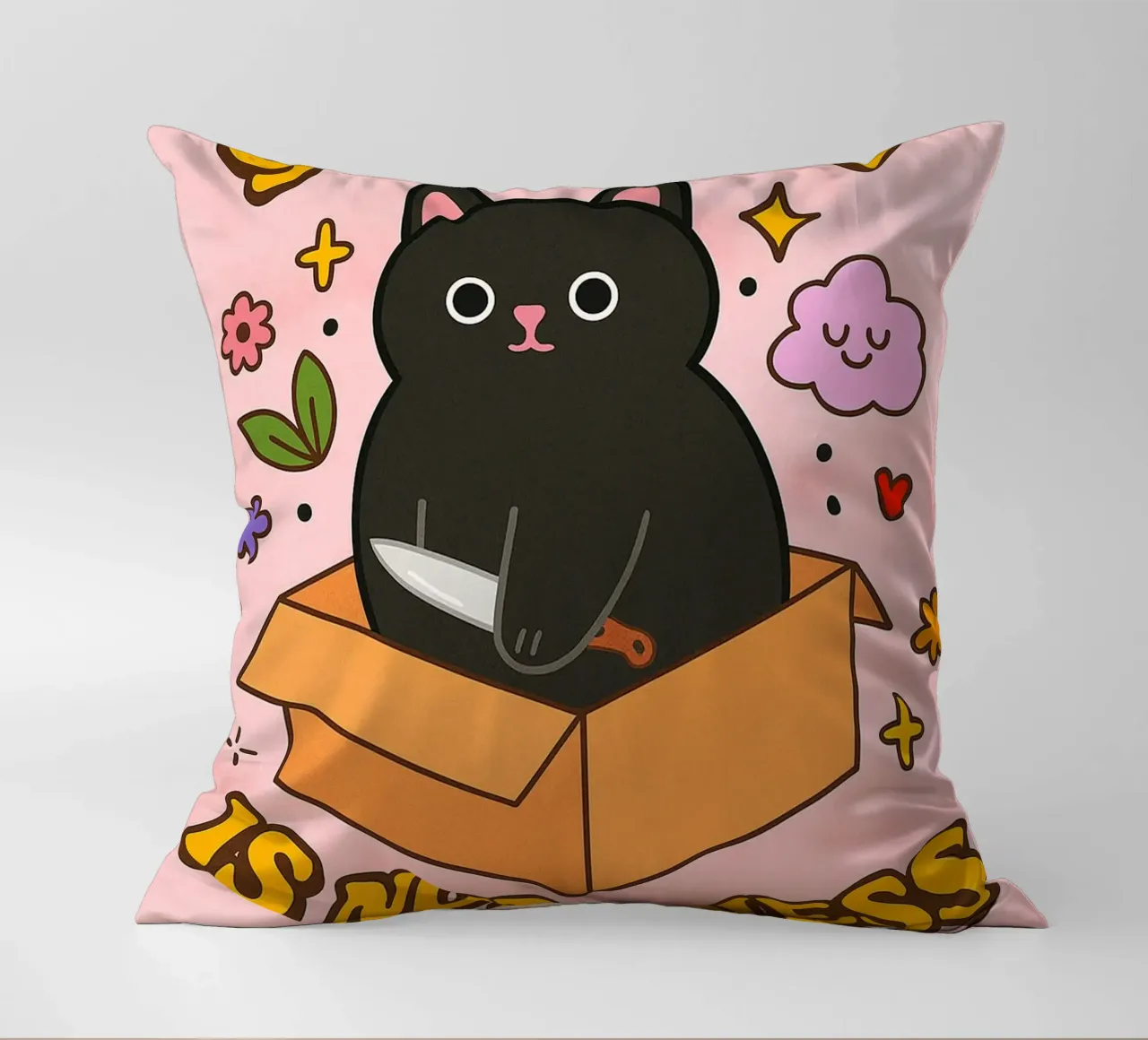 softness is not weakness decorative cushion by SADELA