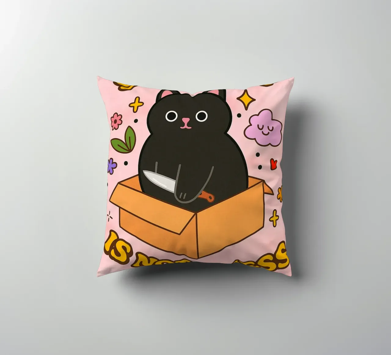 softness is not weakness decorative cushion by SADELA