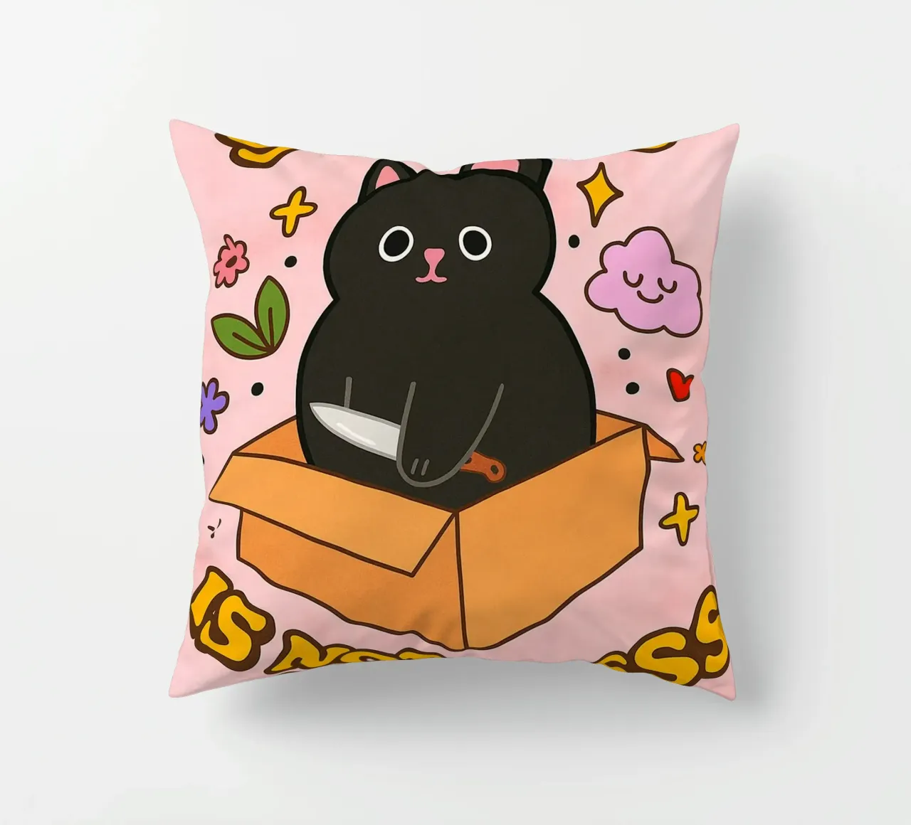 softness is not weakness decorative cushion by SADELA