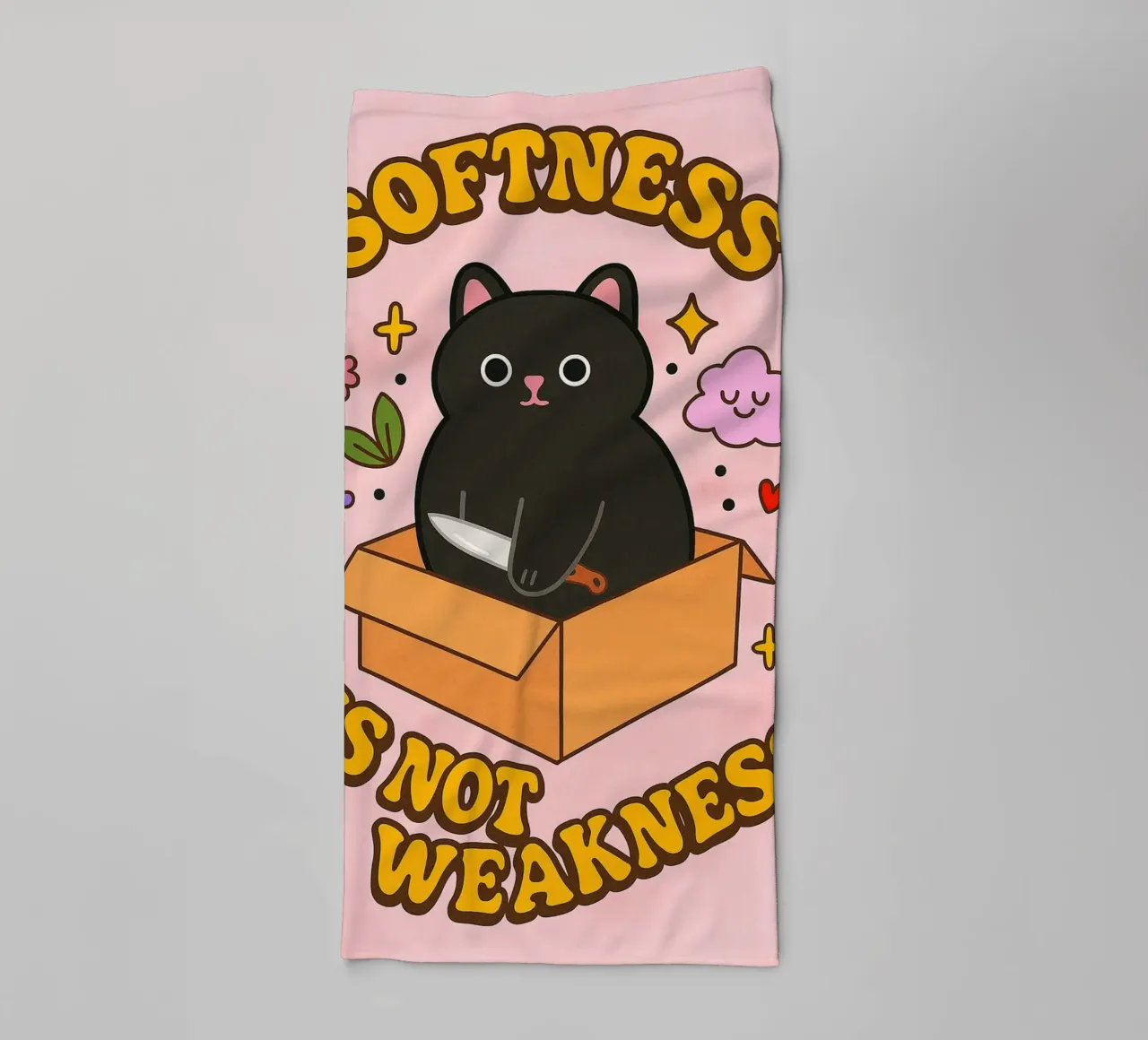 softness is not weakness towel by SADELA