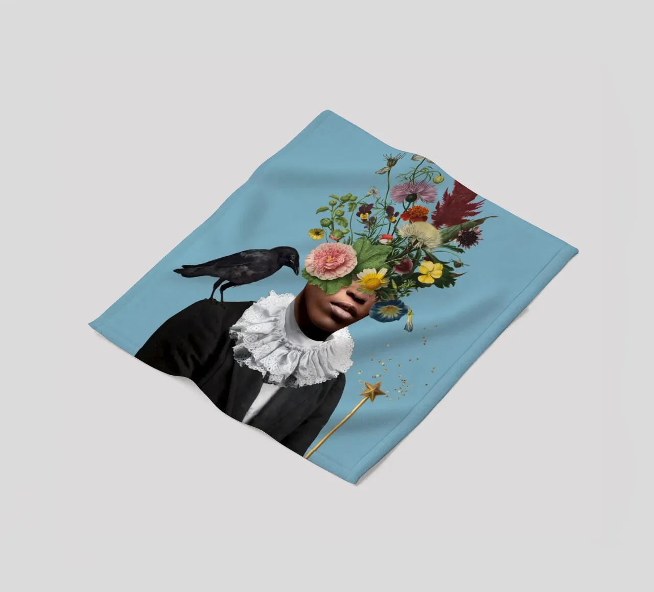 Collageri - Enchentress coperta in pile da The Artcircle