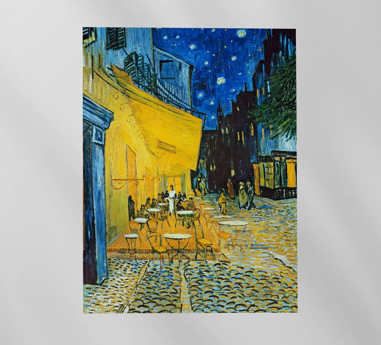 Terrazza di un caffè di notte (Place du Forum) di Vincent van G pellicola backlit da Roy Terrell