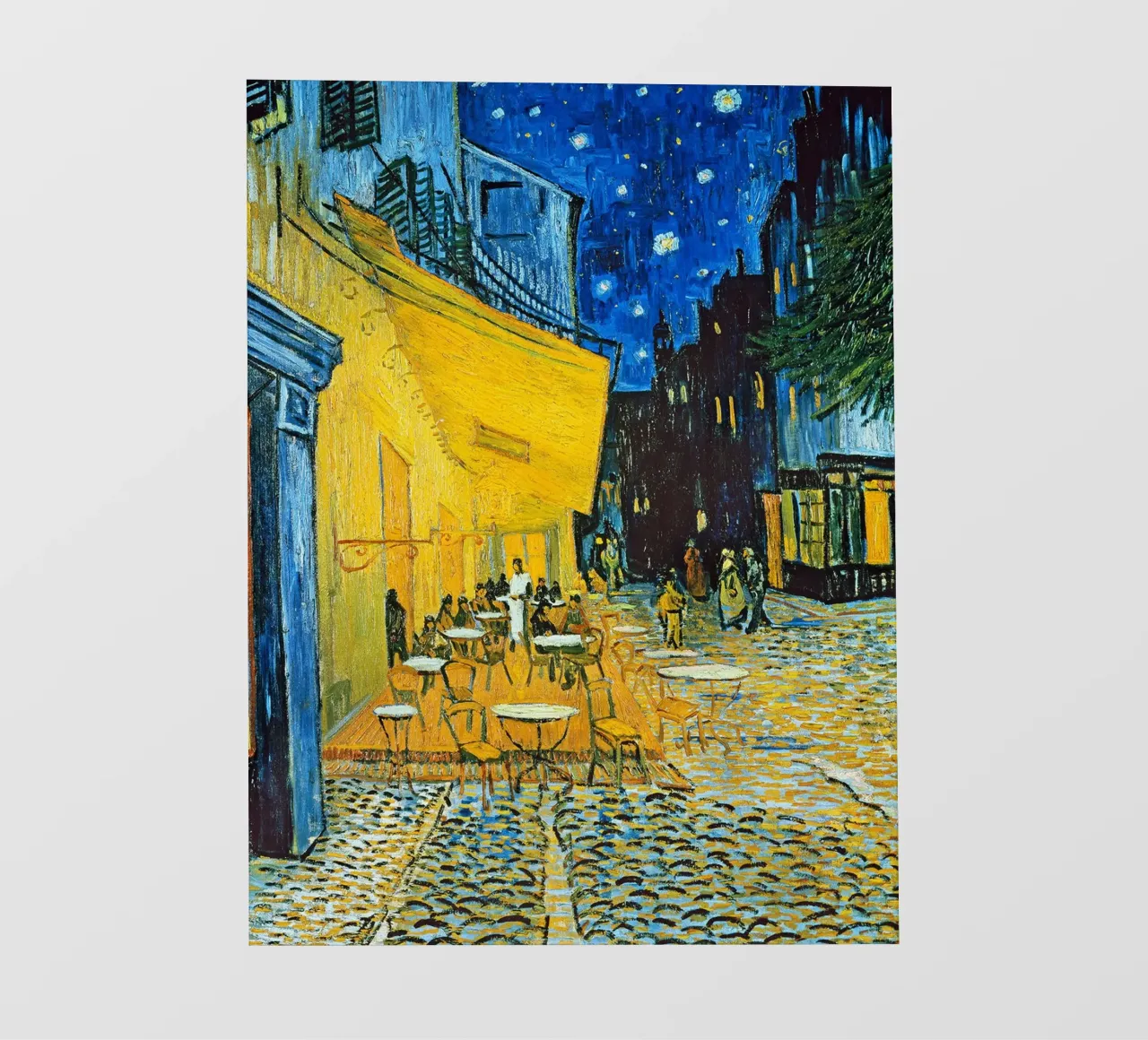 Terrazza di un caffè di notte (Place du Forum) di Vincent van G pellicola backlit da Roy Terrell