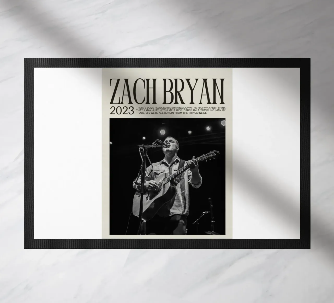 Zach Bryan felpudo de esoygeboys