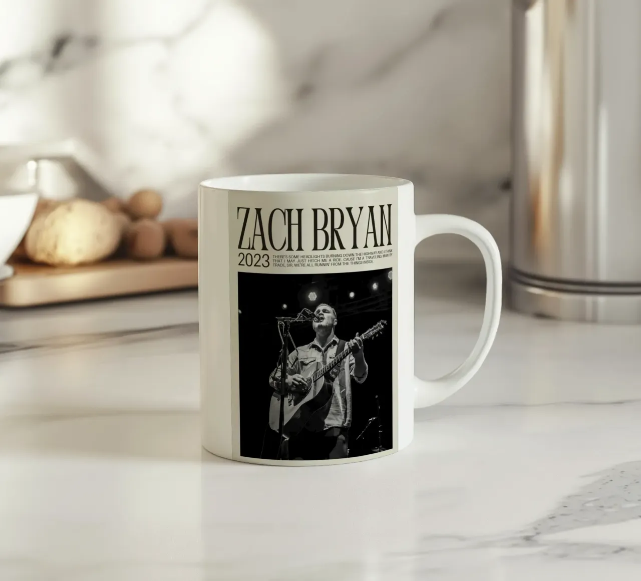 Zach Bryan tazza in ceramica da esoygeboys