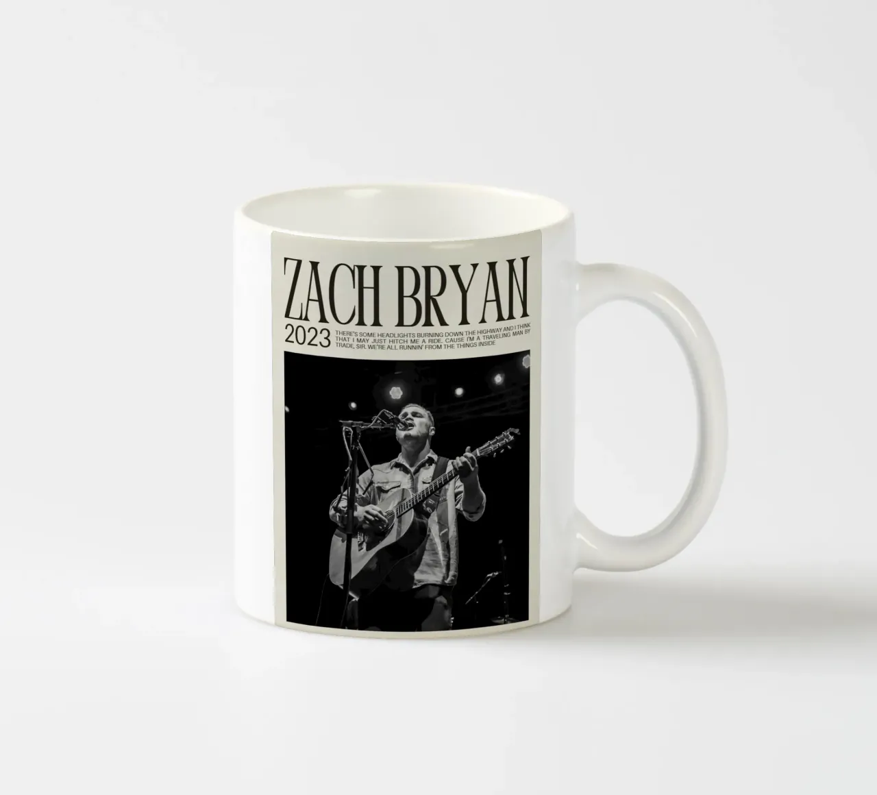 Zach Bryan tazza in ceramica da esoygeboys