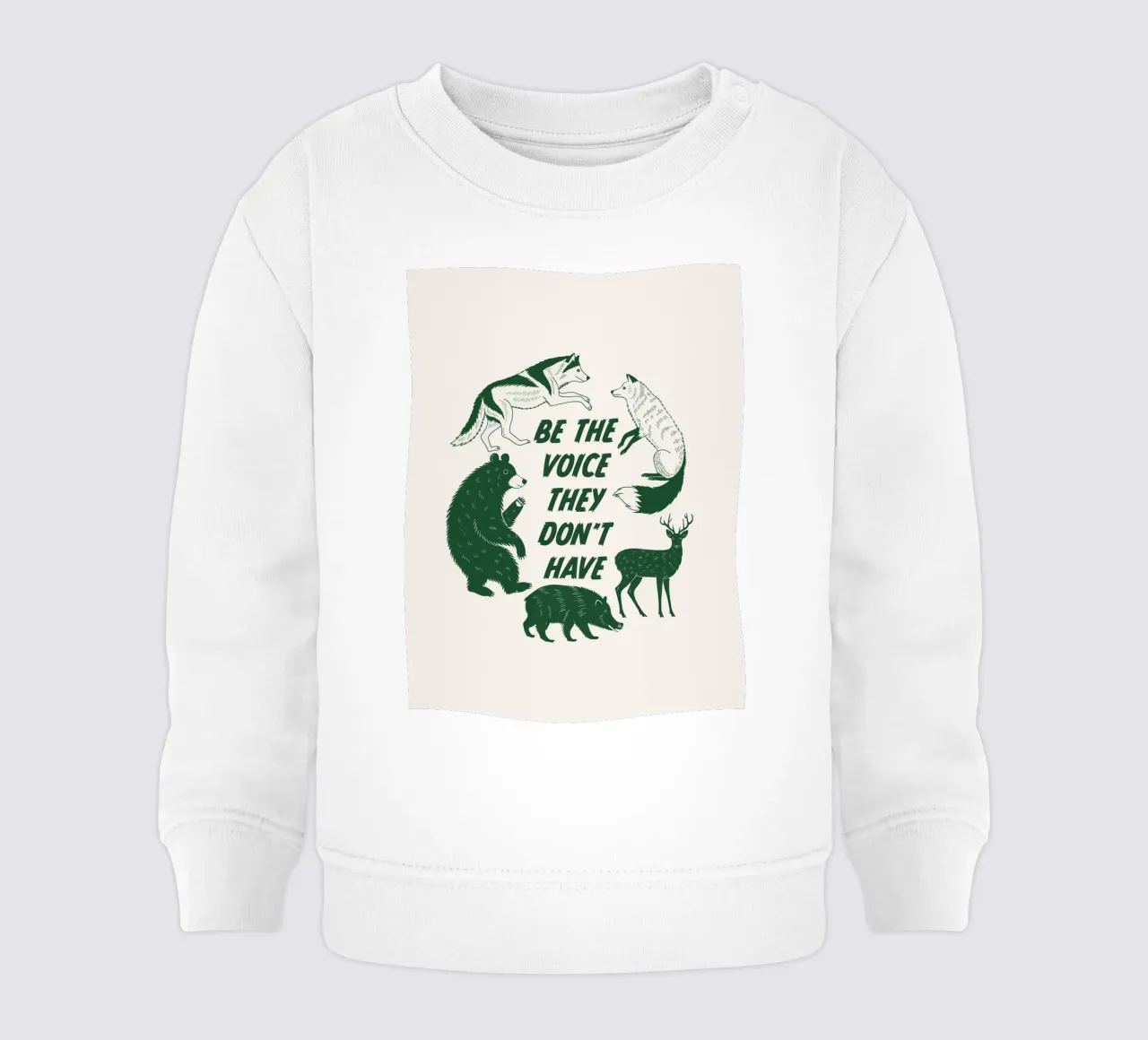 Sii la voce felpa neonato da Eco Rebel Creative