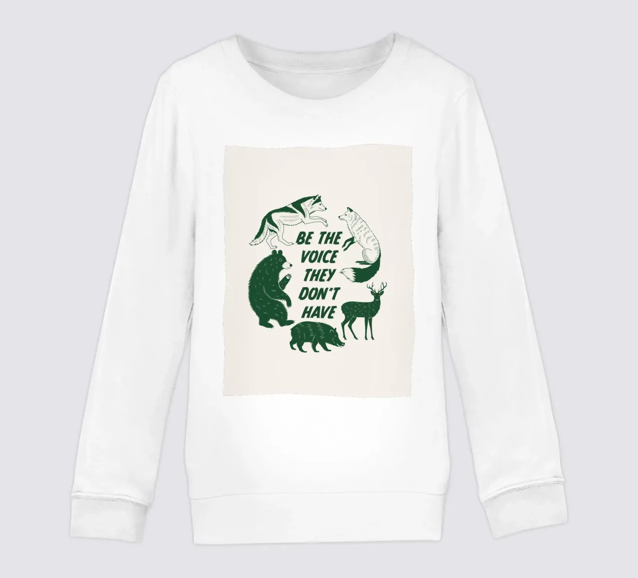 Sii la voce felpa bambino da Eco Rebel Creative